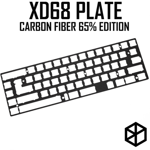 Placa de acero inoxidable para xiudi xd68 65% personalizado teclado Teclado mecánico placa soporte xd68 ► Foto 1/6