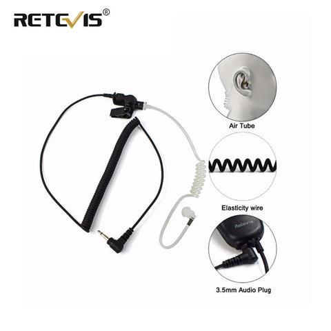 Retevis-auricular con tubo acústico, Conector de Audio de 3,5mm, solo para escuchar/receptor, para Motorola Walkie Talkie/micrófono de altavoz C9049A ► Foto 1/6