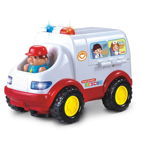 Los niños ambulancia Doctor juguetes 2-en-1 bebé juguetes vehículo que Doctor conjunto y Kit médico dentro de golpe y ir coche de juguete con luz ► Foto 1/6