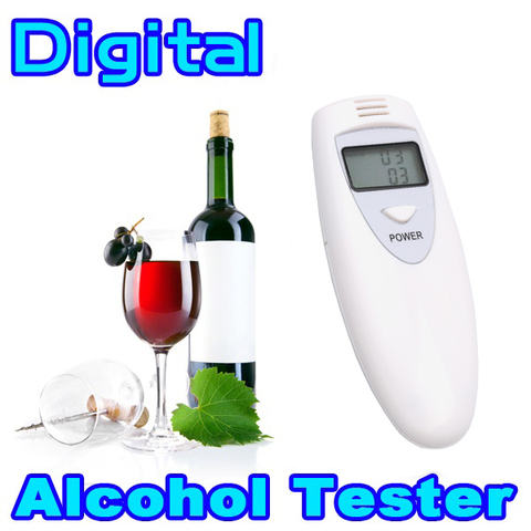 Probador Digital de Alcohol, Analizador de Alcohol de respiración profesional, prueba de alcoholímetro, detección de Alcohol ► Foto 1/6
