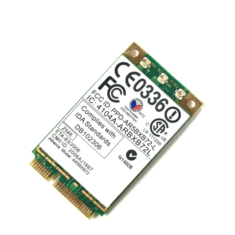 Atheros-adaptador de red para ordenador portátil, tarjeta inalámbrica de Wifi PCI-E de 300Mbps, AR5BXB72, ar5008, 42t0825, AR5BXB72, ABGN, para IBM T61, X61, T61p, R60, R61 ► Foto 1/2