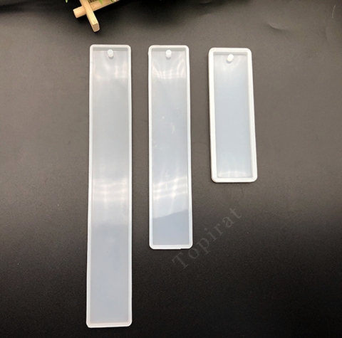 3 uds marcapáginas UV Molde de resina de silicona para la fabricación de manualidades DIY marcapáginas para decorar hallazgos de joyas ► Foto 1/4