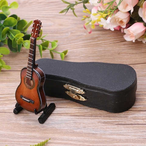 Escala de guitarra acústica de juguete, 10cm, decoración de escritorio, y la Oficina para el hogar, regalos ► Foto 1/1