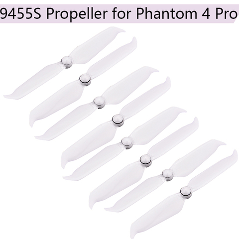 Hélices de poco ruido para DJI Phantom 4 Pro V2.0, cuchillas con rosca avanzada de liberación rápida 9455S, accesorio de reducción de ruido, 8 Uds. ► Foto 1/6