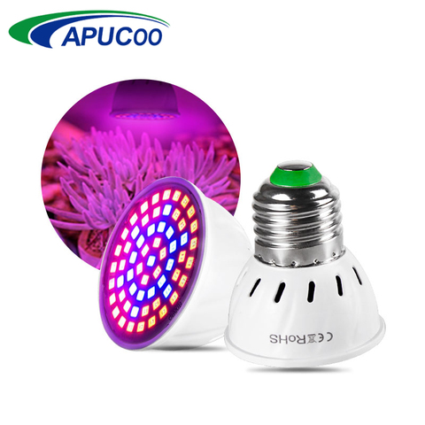 Espectro completo E27 220V luz led para cultivo de plantas bombilla Fitolampy Fito lámpara para interior jardín plantas flores tienda de cultivo hidropónico caja ► Foto 1/6