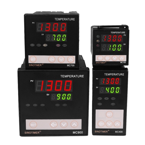 K termopar PT100 controlador de temperatura Digital de entrada Universal, relé de salida para calefacción o refrigeración con alarma ► Foto 1/6