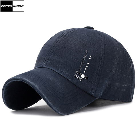 [NORTHWOOD] gorra de beisbol de verano lavada, Gorras deportivas para hombre, gorra de visera para mujer, gorra de hombre, gorros para papá, gorra de camionero ► Foto 1/6