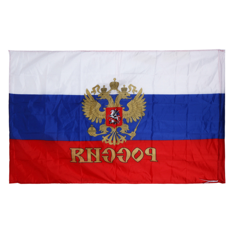 Cartel de Bandera de poliéster, bandera nacional de Rusia, cartel de bandera exterior deportiva para oficina/actividad/Festival/decoración del hogar 90*150cm ► Foto 1/6