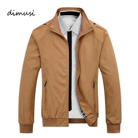 DETALLES ACERCA DE HOMBRE chaquetas de primavera y otoño abrigos Casual Color sólido para hombres ropa deportiva Collar Slim chaquetas hombre chaquetas 4XL ► Foto 1/6