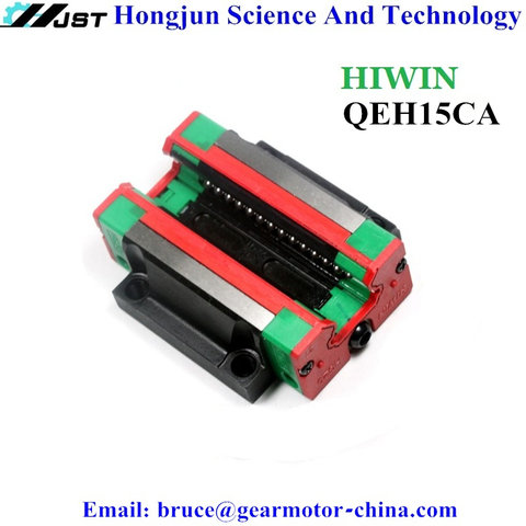 HIWIN-bloque lineal QEH QEH15 Original, carril de guía lineal de bajo ruido QEH15CA, de 15mm de ancho, nuevo ► Foto 1/1