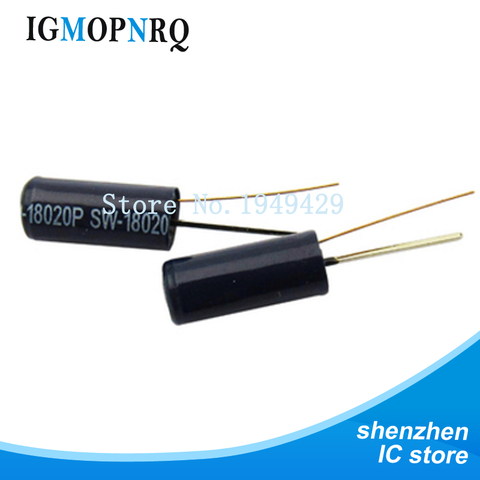 20 piezas SW-18020P Interruptor de Sensor de vibración electrónico negro caliente ► Foto 1/2
