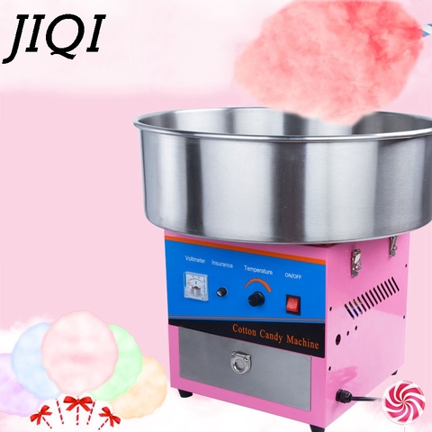Máquina eléctrica automática de algodón para hacer dulces, máquina de algodón de azúcar con flores de malvavisco, 110V/220V ► Foto 1/5
