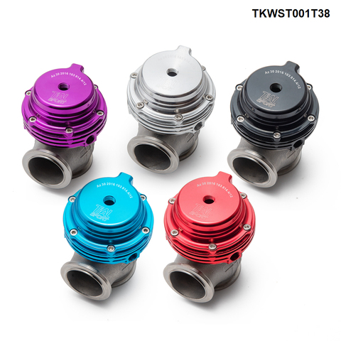 TKWST001T38-compuerta de residuos Turbo con bridas, banda en V, 38mm, para colector Turbo de supercarga ► Foto 1/6