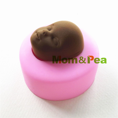 Mom & guisante-Molde de silicona con Forma de cara para decoración de tartas, Fondant, molde 3D de grado alimenticio, 0838, Envío Gratis ► Foto 1/6