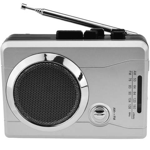 Reproductor de casete de Radio de bolsillo AM/FM, grabadora de Audio de voz Personal portátil, reproductor de Walkman, altavoz incorporado ► Foto 1/4