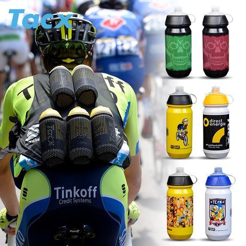 Botella de agua portátil para bicicleta de montaña, hervidor de agua de plástico para deportes al aire libre, 710 ML ► Foto 1/6