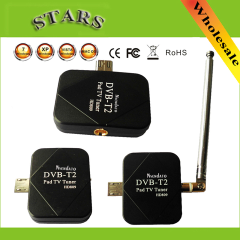 DVB-T2 de sintonizador de TV USB DVB-T2 DVB T2 DVB-T Dongle receptor de TV HD Digital TV ver en vivo TV Stick para android Pad teléfono Tablet PC ► Foto 1/6