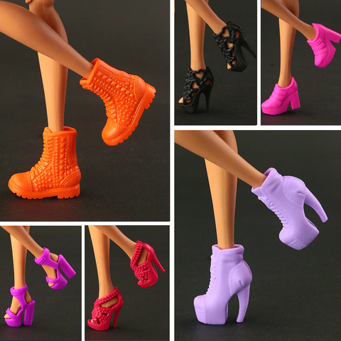 Barbie Doll Shoes Zapatos Para Barbie Originales Barbie Shoe Pack