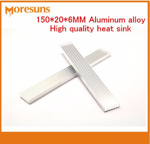 Artículo de refrigeración para radiador de aluminio, aleación de aluminio de 150x20x6MM, disipador de calor de alta calidad, tiras del disipador de calor, Envío Gratis ► Foto 1/1