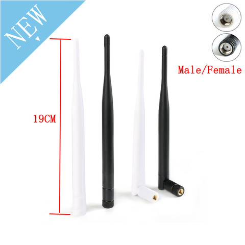 2,4 GHz 6dBi Omni antena WIFI 2,4G antena aérea RP-SMA Bluetooty hombre mujer inalámbrico conector de enrutador IEEE WLAN/WiMAX/MIMO ► Foto 1/4