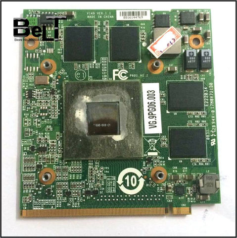 GeForce 9600MGS 9600M GS DDR2 512MB MXM II G96-600-C1 tarjeta de Video para Acer Aspire 4720 4920G 4930G 6920G 6930G 6935G 7720G portátil ► Foto 1/2