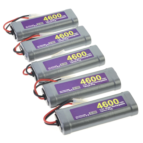 1-5 uds 7,2 V 4600mAh gris batería recargable NiMH Tamiya 1 x RC ► Foto 1/5