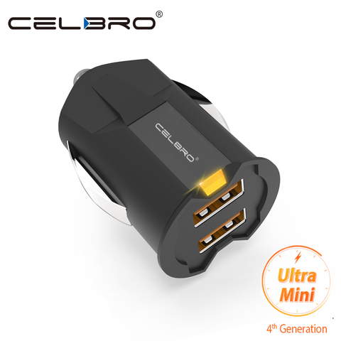 Más pequeño Usb Mini cargador Auto del coche cargador para teléfono móvil adaptador 2A cargador Usb Carcharger para Samsung galaxy Xiaomi ► Foto 1/6