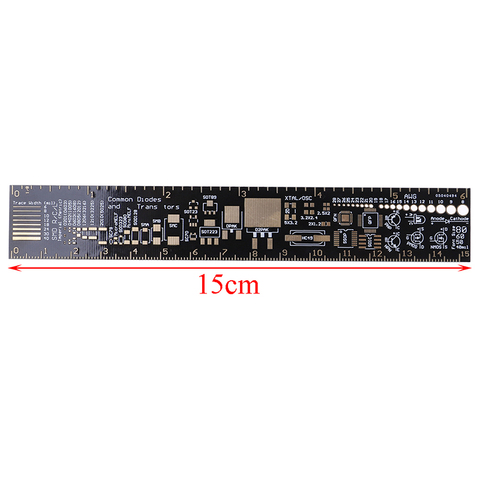 Regla PCB de alta calidad para ingenieros electrónicos para Geeks fabricantes para Arduino Fans PCB regla de referencia PCB unidades de embalaje PCB ► Foto 1/6