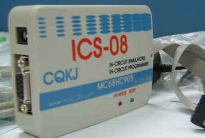 Programador de simulación de un solo chip, gama completa ICS08 FREESCALE(Motolora),MC68HC908 ► Foto 1/1
