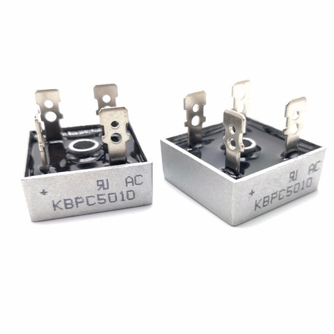 2 unids/lote KBPC5010 50A 1000V Puente rectificador de diodo kbpc5010 5010 rectificador ► Foto 1/2