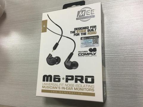 2022 MEE Audio M6 PRO 2nd Cancelación de ruido 3,5mm HiFi In-Ear monitores auriculares con Cables desmontables con cable envío gratis ► Foto 1/6