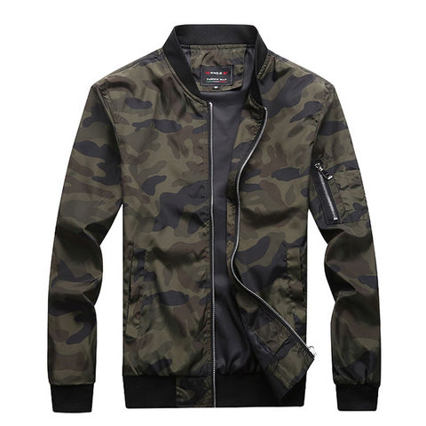 M-7XL-chaquetas de camuflaje para hombre, Cazadora Bomber de camuflaje, ropa de marca, prendas de vestir de talla grande M-7XL, novedad de Otoño de 2022 ► Foto 1/1