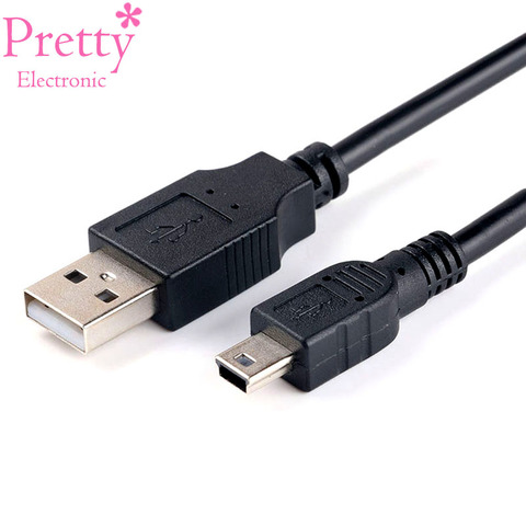 0,3 m 1,5 m 1m 3 m 5m USB tipo A Mini Cable de sincronización de datos USB 5 Pin B macho A macho Cable de carga para cámara MP3 MP4 nuevo ► Foto 1/6