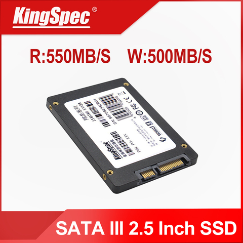 KingSpec-Disco duro de 2,5 pulgadas SATA III, unidad de estado sólido SDD de 30GB, 60GB, 120GB, 240GB, 480GB, 1TB y 2TB, SSD portátil de 120 o 240GB ► Foto 1/6