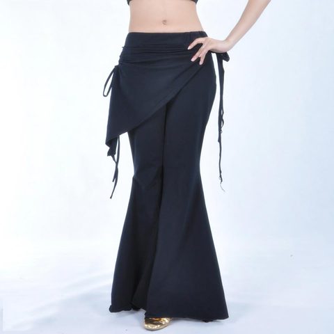 Pantalones de danza del vientre para mujer, traje de baile Tribal, ropa de danza del vientre, pantalones de cintura alta, ropa de práctica, Ropa de baile ► Foto 1/6