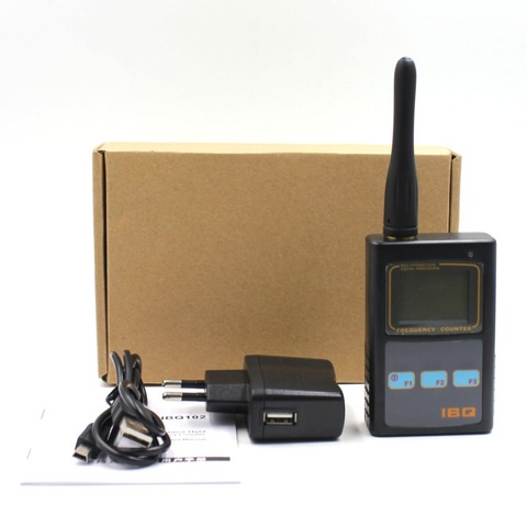 IBQ101 Mini mano medidor de frecuencia pantalla LCD contador de frecuencia de Radio de dos vías transceptor GSM 50 MHz-2,6 GHz IBQ-101 ► Foto 1/6