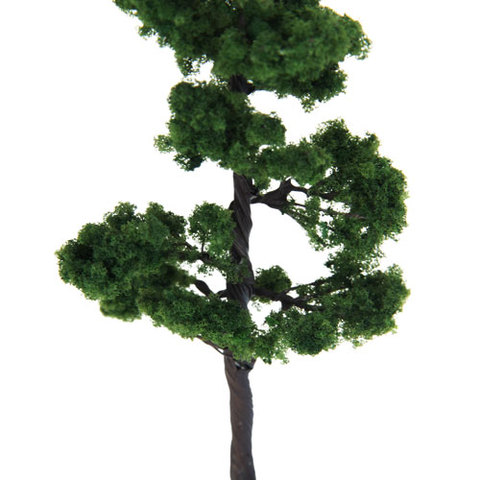 Modelo de árbol de pino Pinus, 12cm, Tren Verde, arquitectura de ferrocarril, Diorama HO, escala para manualidades DIY o modelos de construcción ► Foto 1/6