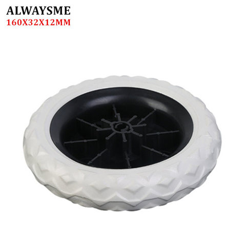 ALWAYSME-piezas de repuesto para cochecito de bebé, carrito de compras con rueda, diámetro de 160mm, ancho de 32mm, orificio de 12mm, 1 Uds. ► Foto 1/6