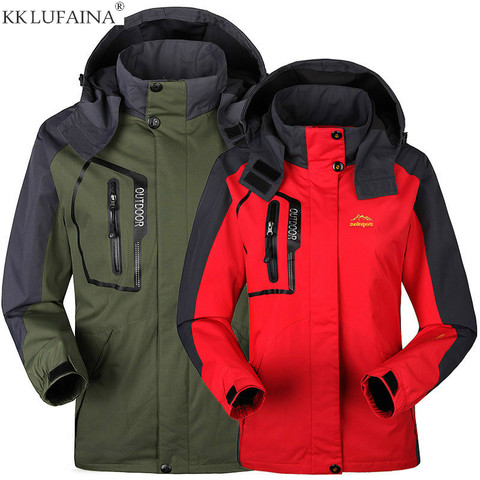 Chaqueta de otoño con capucha para hombre y mujer, chaqueta con capucha, impermeable, para turismo, chaquetas para exterior de talla grande, 9XL, 8XL ► Foto 1/6