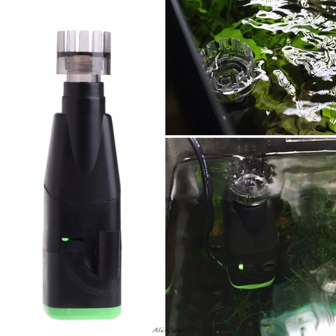 Desnatadora de aceite para acuario con enchufe europeo, 220-240V, 5W, filtro de bomba de tanque de peces, 300L/H, regulador ajustable del nivel de agua ► Foto 1/6