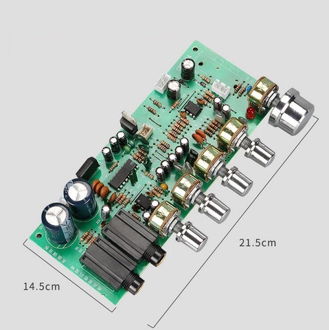 AC 12 V-15 V PT2399 micrófono Digital tablero del amplificador Audio Karaoke placa Reverb preamplificador promover tono ► Foto 1/4