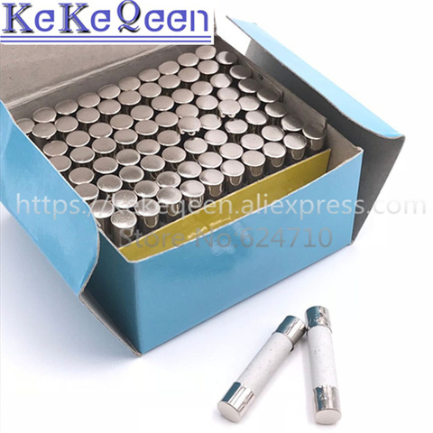 100 Uds 6*30 6*30MM golpe rápido fusible de cerámica 6x30mm 250V 0.2A 0.5A 1A 1.5A 2A 2.5A 3A 3.15A 4A 5A 6A 7A 8A 10A 15A 20A 25A 30A ► Foto 1/6