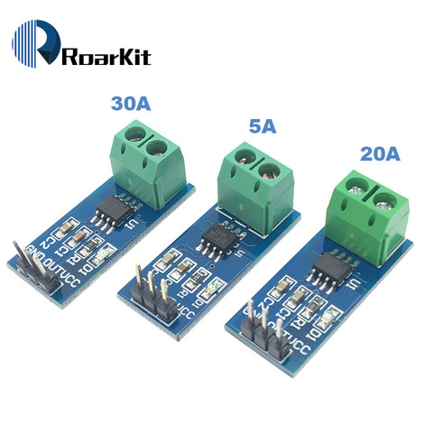 Venta caliente ACS712 5A 20A 30A Sensor de corriente Hall módulo ACS712 para Arduino ► Foto 1/6