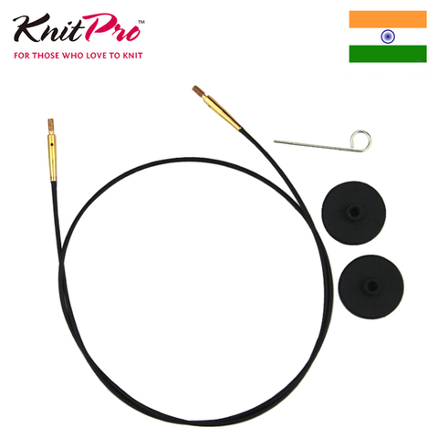 KnitPro intercambiables de Cable para aguja de Oro Negro Cables ► Foto 1/1