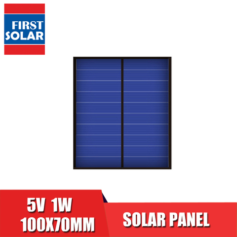 Cc 5V 200mA 1Watt 1W Panel Solar estándar silicona policristalina epoxi Módulo de carga de energía DIY Mini célula Solar juguete ► Foto 1/1
