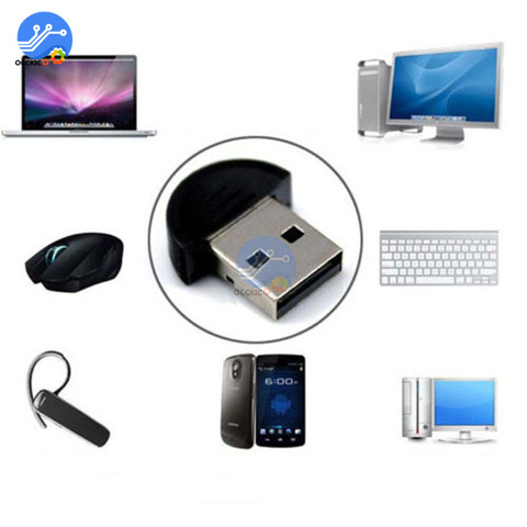Adaptador inalámbrico USB 2,0 con Bluetooth para PC, altavoz, ratón, receptor de Audio, transmisor, USB ► Foto 1/4