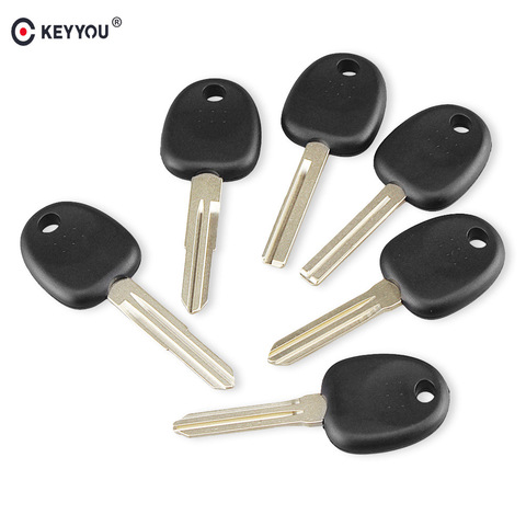 KEYYOU 10X transpondedor clave sin grabar para Hyundai Sonata NF Elantra IX35 Tucson Verna clave funda/carcasa de repuesto No Logo ► Foto 1/6