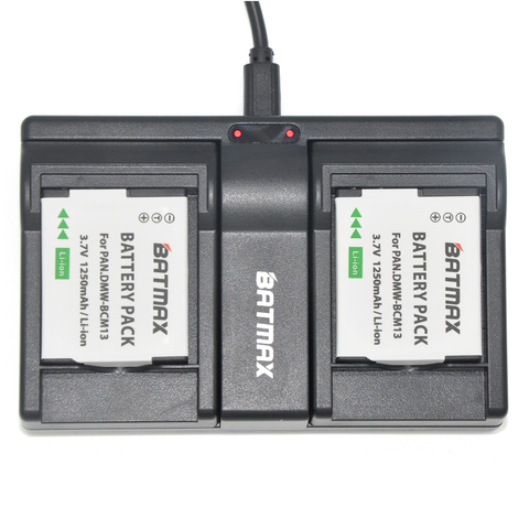 DMW-BCM13E DMW-BCM13 cargador de batería de doble canal BCM13 para Panasonic Lumix ZS40 / TZ60, ZS45 TZ57, ZS50 / TZ70, ZS27,TZ37,TZ41 ► Foto 1/4