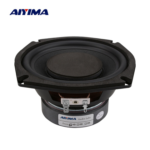 AIYIMA-altavoz de Audio Subwoofer de 5,25 pulgadas, altavoz de música de gran potencia de 4 a 8 ohmios, estantería de 120W, altavoces de sonido DIY ► Foto 1/6