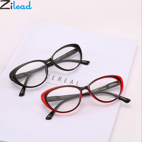 Zilead Classcial ojos de gato gafas de lectura lentes transparentes gafas de presbicia gafas + 1,0 + 1,5 + 2,0 + 2,5 + + 3,0 + 3,5 + 4,0 Unisex ► Foto 1/5